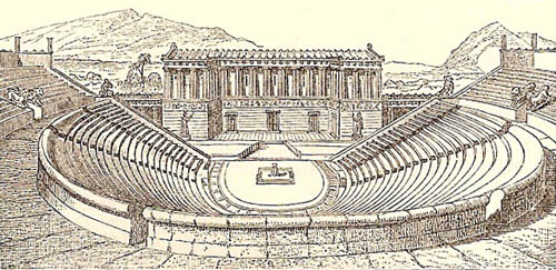 Antigone s Origins Theatre In Ancient Greece Cutting Ball Theater